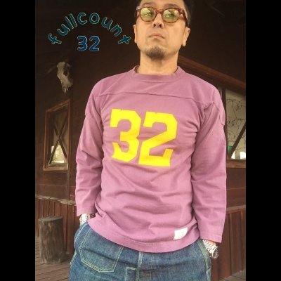画像9: FULL COUNTフルカウント　OLD FOOTBALL TEE　フットボールシャツ
