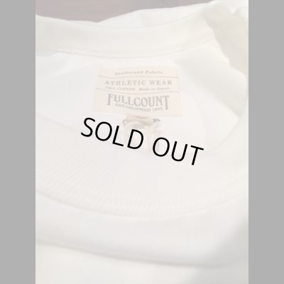 画像3: FULL COUNT(フルカウント)FLAT SEAM HEAVY WEIGHT L/S TEEホワイト