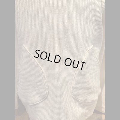 画像4: FULL COUNT(フルカウント）×６６別注ＨＥＡＶＹ　ＷＥＩＧＨＴ　ＷＡＦＦＬＥ　　ワッフルパーカー　ECRE