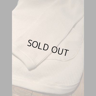 画像6: FULL COUNT(フルカウント）×６６別注ＨＥＡＶＹ　ＷＥＩＧＨＴ　ＷＡＦＦＬＥ　　ワッフルパーカー　ECRE