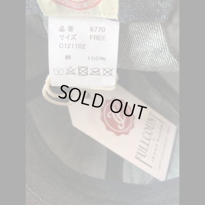 画像4: FULL COUNT フルカウント　6PANEL DENIM F BASEBALL CAP FULLパッチ