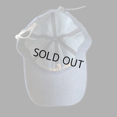 画像2: FULL COUNT フルカウント　6PANEL DENIM F BASEBALL 刺繍