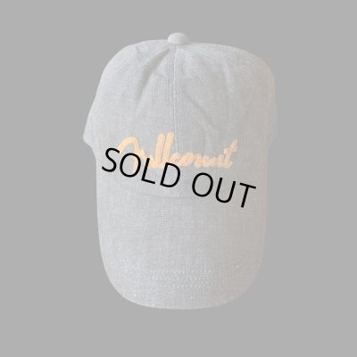 画像1: FULL COUNT フルカウント　6PANEL DENIM F BASEBALL 刺繍