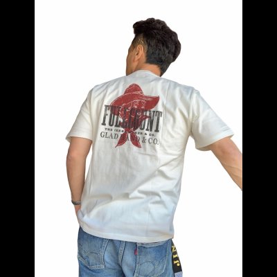 画像6: FULL COUNT(フルカウント）×GLAD HAND (グラッドハンド）PRINT TEE COWGIRL WHITE
