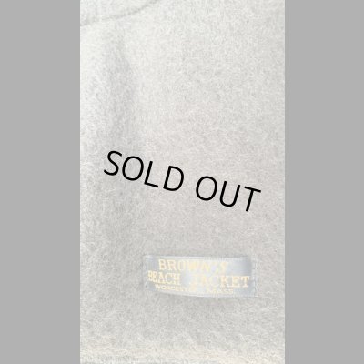 画像7: BROWN'S BEACH P-COAT BLACK ブラック　SIZE４２　ＸＬ