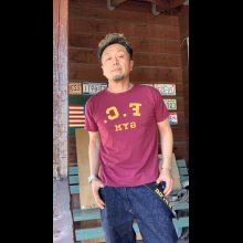 他の写真1: FULL COUNT(フルカウント）Reversiblu T Shirt  リバーシブルＴシャツ　ORANGE/BORDEAUX