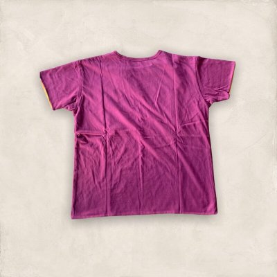 画像2: FULL COUNT(フルカウント）Reversiblu T Shirt  リバーシブルＴシャツ　ORANGE/BORDEAUX