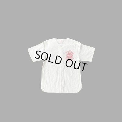 画像1: FULL COUNT(フルカウント）CottonSuedeMemorial BB Shirt  ベースボールシャツ　ホワイト