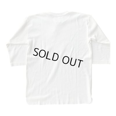 画像2: FULL COUNT(フルカウント）Three Quarter Sleeve Rib T Shirt  WHITE ホワイト