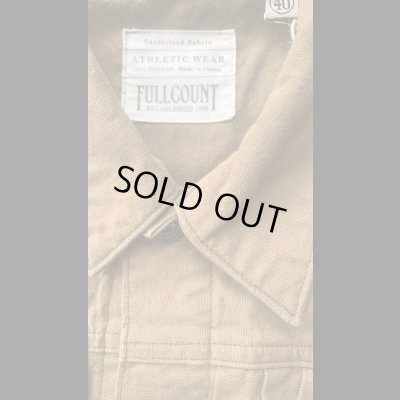 画像3: FULL COUNT フルカウント　Canvas Triple Pleated Blouson Brown