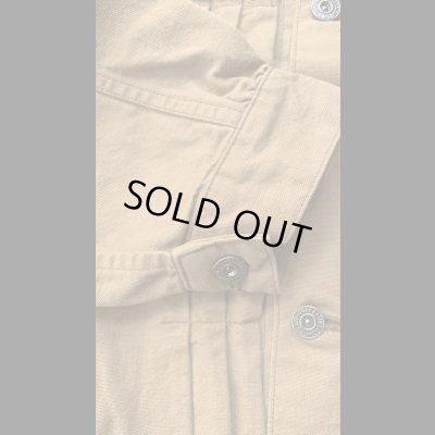 画像7: FULL COUNT フルカウント　Canvas Triple Pleated Blouson Brown