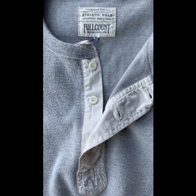 画像4: FULL COUNT(フルカウント)OrganicRibHenleyNeck(30周年記念モデル)