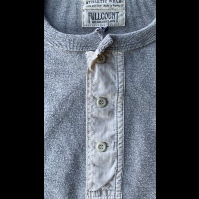 画像3: FULL COUNT(フルカウント)OrganicRibHenleyNeck(30周年記念モデル)