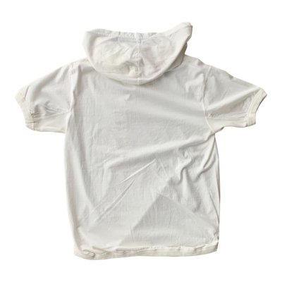 画像2: FULL COUNT(フルカウント）FLAT SEAM HEAVY WEIGHT S/S フードTEE  WHITE