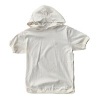 FULL COUNT(フルカウント）FLAT SEAM HEAVY WEIGHT S/S フードTEE  WHITE