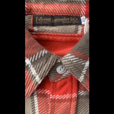 画像3: FULL COUNTフルカウントCHECK NEL SHIRTS  Mosley