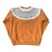 画像2: FULL COUNT  Tribal Pattern Sweatshirtsフルカウント　トライバルスウェット  Camel (2)