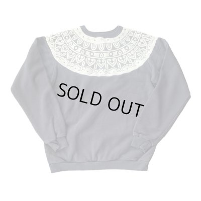 画像1: FULL COUNT  Tribal Pattern Sweatshirtsフルカウント　トライバルスウェット  IncBlack