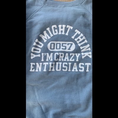 画像3: FULL COUNT  RaglanSleeve CollegeSweatshirt YOU MIGHT THINKフルカウントスウェット OldBlue