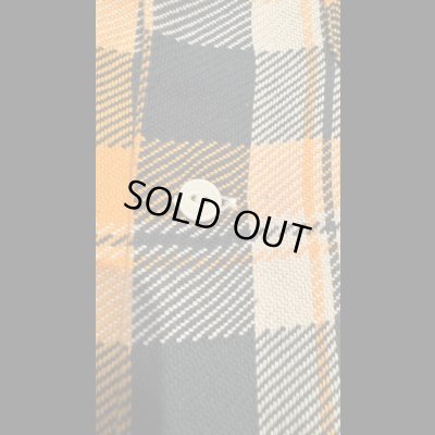 画像5: FULL COUNTフルカウント ORIGINAL COTTON CHECK FLANNEL OPEN COLLAR SHIRTS 