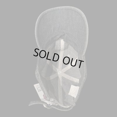 画像9: FULL COUNT フルカウント　6PANEL DENIM F BASEBALL CAP　VINTAGE WASH