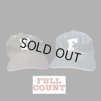 FULL COUNT フルカウント　6PANEL DENIM F BASEBALL CAP　VINTAGE WASH