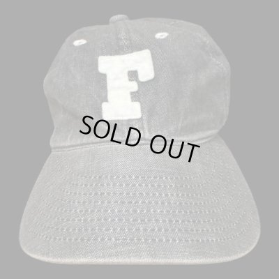 画像3: FULL COUNT フルカウント　6PANEL DENIM F BASEBALL CAP　VINTAGE WASH