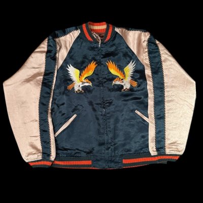 画像2: 　FULL COUNT フルカウント Skajan  "Hawk&Dragon   Green×Ecru / Brown×Ecru