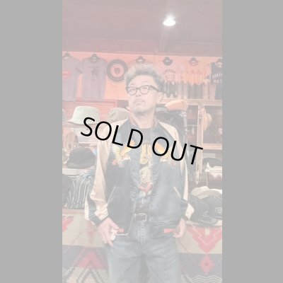 画像17: 　FULL COUNT フルカウント Skajan  "Hawk&Dragon   Green×Ecru / Brown×Ecru