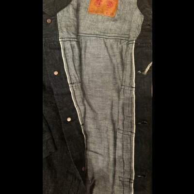 画像8: FULL COUNT フルカウント　Type 1 BlackDenim Jacket  11.5oz ファーストタイプブラックデニムジャケット