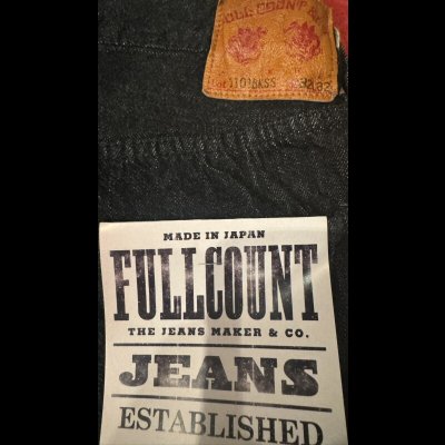 画像6: FULL COUNT フルカウント DENIM 1101SS  11.5oz Super Smooth  BLACK