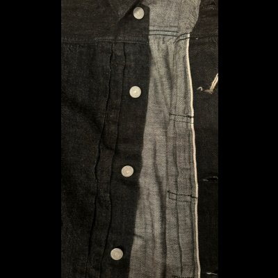 画像7: FULL COUNT フルカウント　Type 1 BlackDenim Jacket  11.5oz ファーストタイプブラックデニムジャケット