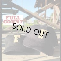 FULL COUNT フルカウントPanrl Wool Melton Baseball Cap　F　Patch　　BLACK   NAVY