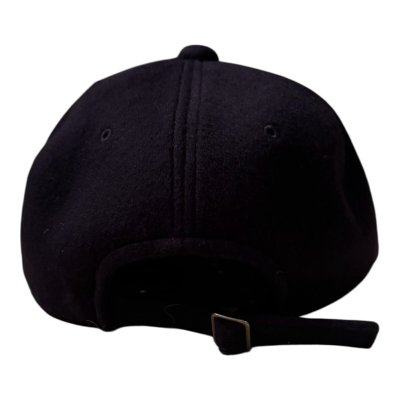 画像4: FULL COUNT フルカウントPanrl Wool Melton Baseball Cap　F　Patch　　BLACK   NAVY