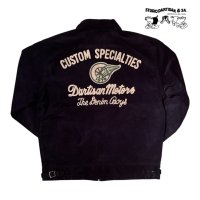 STUDO D' ARTISAN　 ステュディオ.ダ.ルチザン　コーデュロイ刺繍ジャケット　NAVY