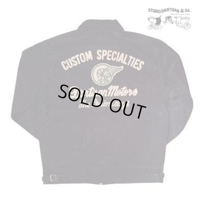 画像1: STUDO D' ARTISAN　 ステュディオ.ダ.ルチザン　コーデュロイ刺繍ジャケット　NAVY