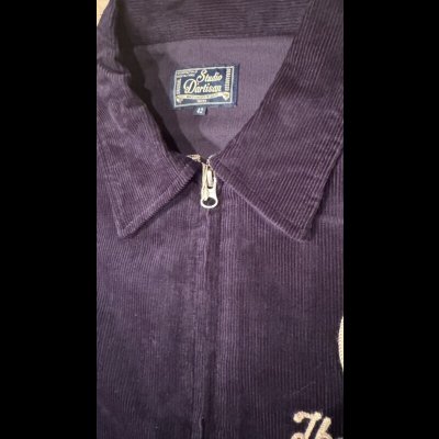 画像4: STUDO D' ARTISAN　 ステュディオ.ダ.ルチザン　コーデュロイ刺繍ジャケット　NAVY