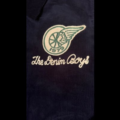 画像3: STUDO D' ARTISAN　 ステュディオ.ダ.ルチザン　コーデュロイ刺繍ジャケット　NAVY