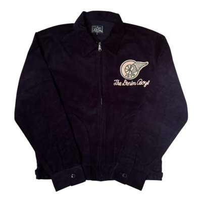 画像2: STUDO D' ARTISAN　 ステュディオ.ダ.ルチザン　コーデュロイ刺繍ジャケット　NAVY