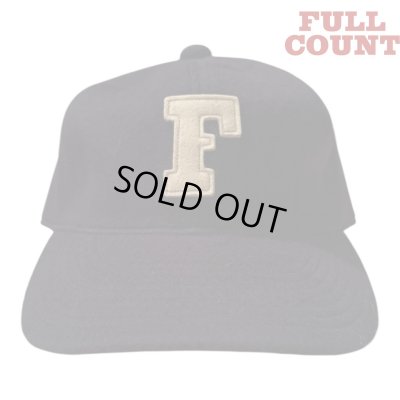 画像2: FULL COUNT フルカウントPanrl Wool Melton Baseball Cap　F　Patch　　BLACK   NAVY