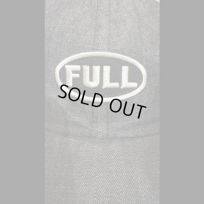 画像9: FULL COUNT フルカウント　6PANEL DENIM F BASEBALL CAP FULLパッチ　INDIGO/BLACK