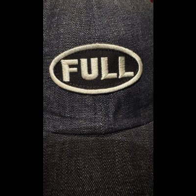 画像8: FULL COUNT フルカウント　6PANEL DENIM F BASEBALL CAP FULLパッチ　INDIGO/BLACK