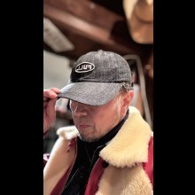 他の写真3: FULL COUNT フルカウント　6PANEL DENIM F BASEBALL CAP FULLパッチ　INDIGO/BLACK