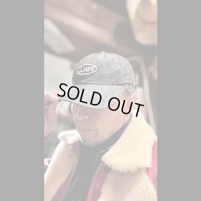 画像10: FULL COUNT フルカウント　6PANEL DENIM F BASEBALL CAP FULLパッチ　INDIGO/BLACK