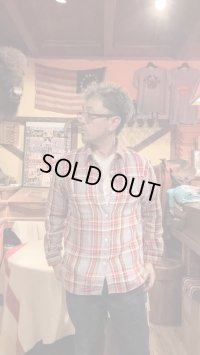 FULL COUNTフルカウント　ORIGINAL COTTON CHECK NEL　WORK SHIRTS  