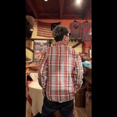 画像8: FULL COUNTフルカウント　ORIGINAL COTTON CHECK NEL　WORK SHIRTS  