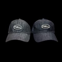 FULL COUNT フルカウント　6PANEL DENIM F BASEBALL CAP FULLパッチ　INDIGO/BLACK