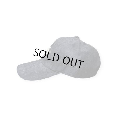 画像3: FULL COUNT フルカウント　6PANEL DENIM F BASEBALL CAP FULLパッチ　INDIGO/BLACK