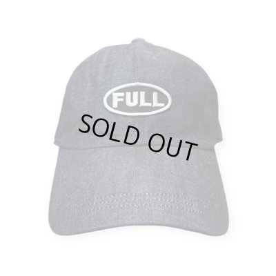 画像2: FULL COUNT フルカウント　6PANEL DENIM F BASEBALL CAP FULLパッチ　INDIGO/BLACK