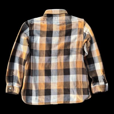 画像4: FULL COUNTフルカウントCHECK NEL WORK SHIRTS  Beige